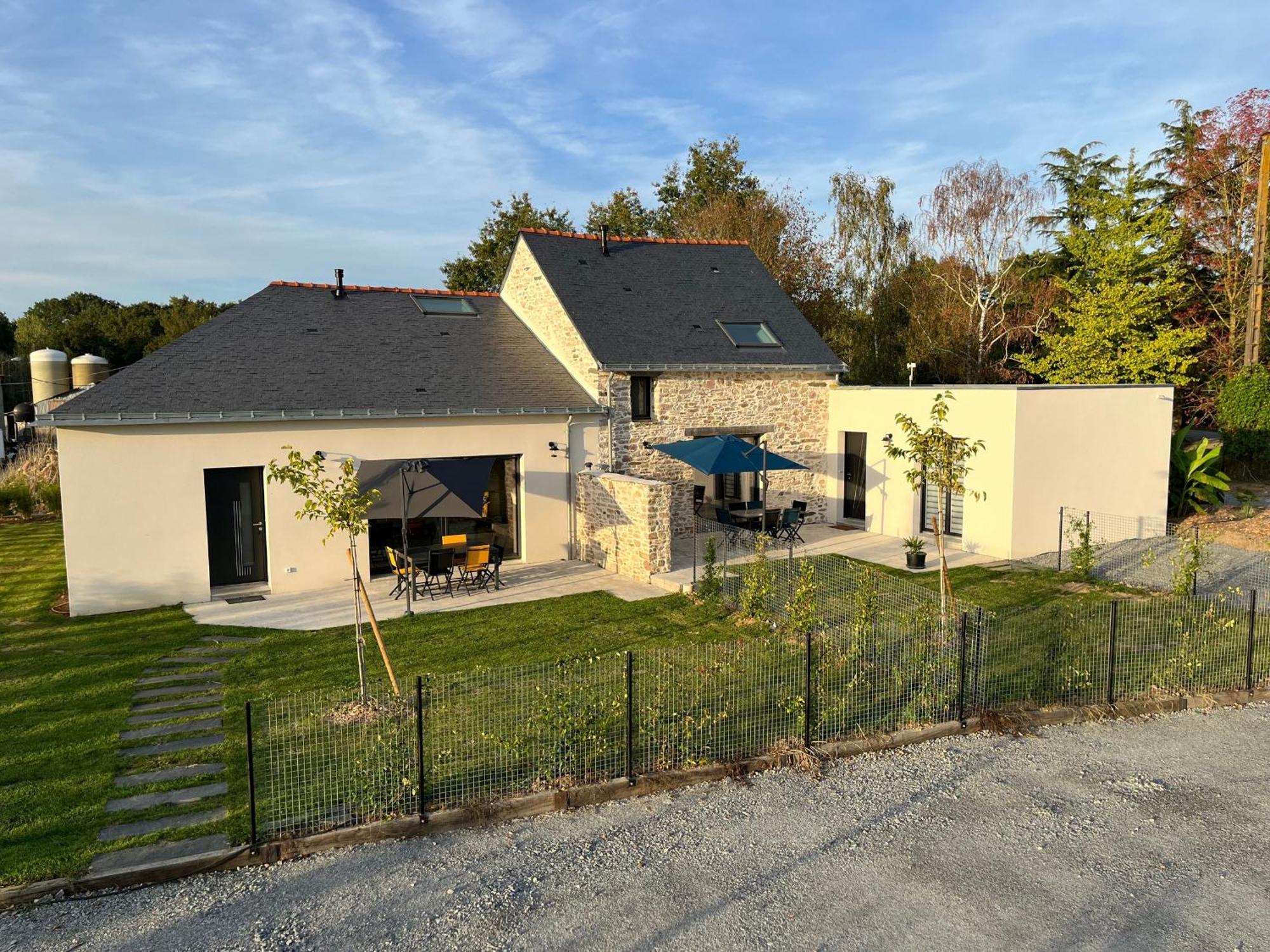 Gite Familial Renove Pres Du Canal De Nantes Avec Jardin, Terrasse, Wifi Et Chambres Mansardees - Fr-1-306-1263 Nort-sur-Erdre  Exterior foto